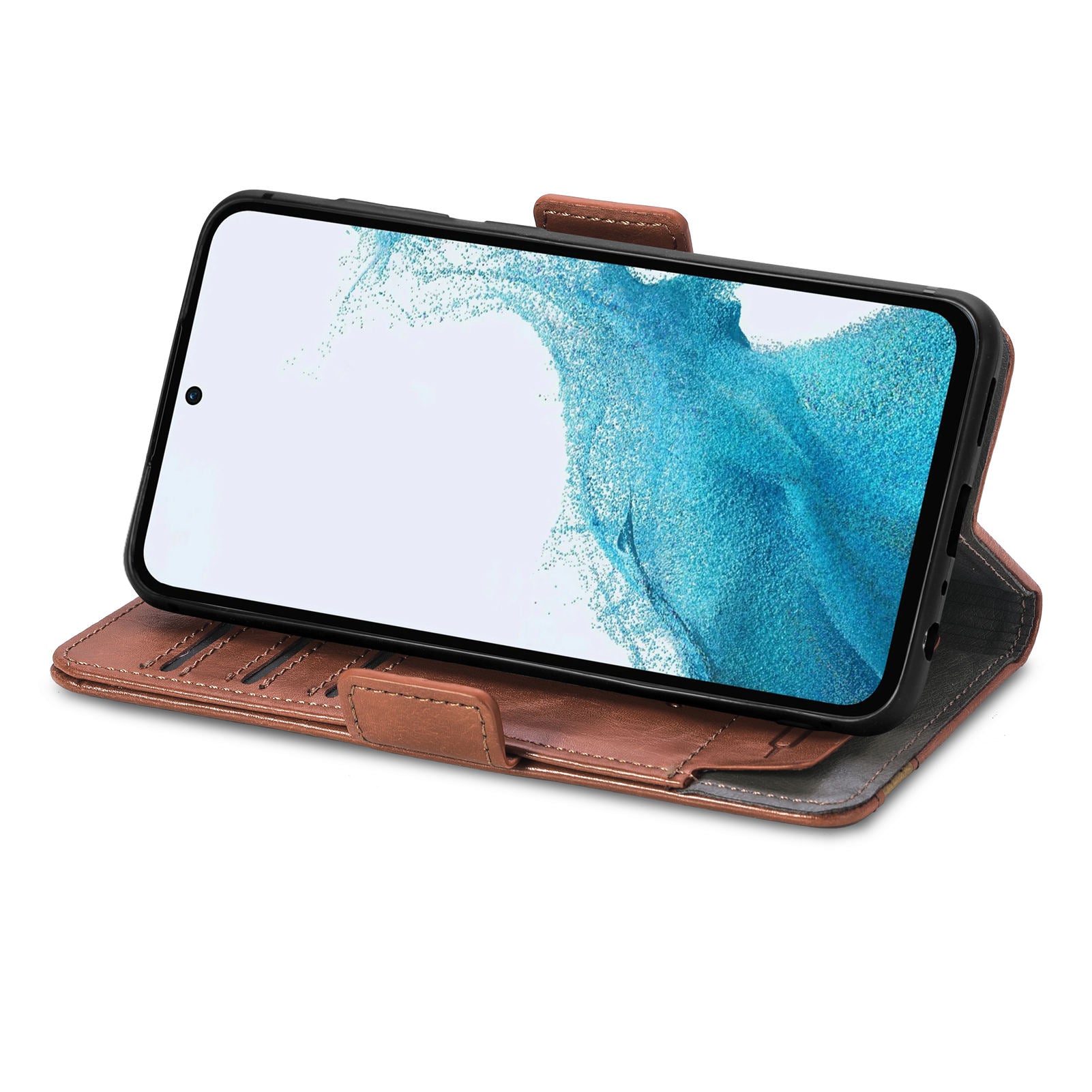 CASENEO 002 Series for Samsung Galaxy A54 5G PU Leather RFID Blocking Wallet Stand Case Business Splicing Style Magnetic Clasp Phone Cover CASENEO 002 Series for Samsung Galaxy A54 5G PU Leather RFID Blocking Wallet Stand Case Business Splicing Style Magnetic Clasp Phone Cover